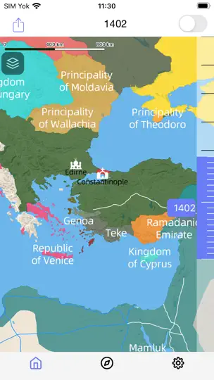HistoricalAtlas(Lite) iPhone Ekran Görüntüsü 4