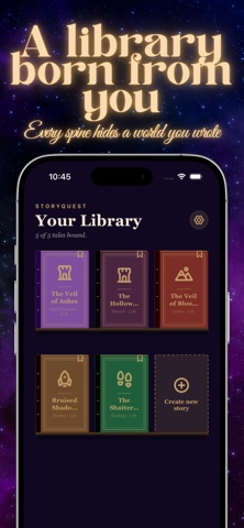 StoryQuest - AI Books & Novels iPhone screenshot