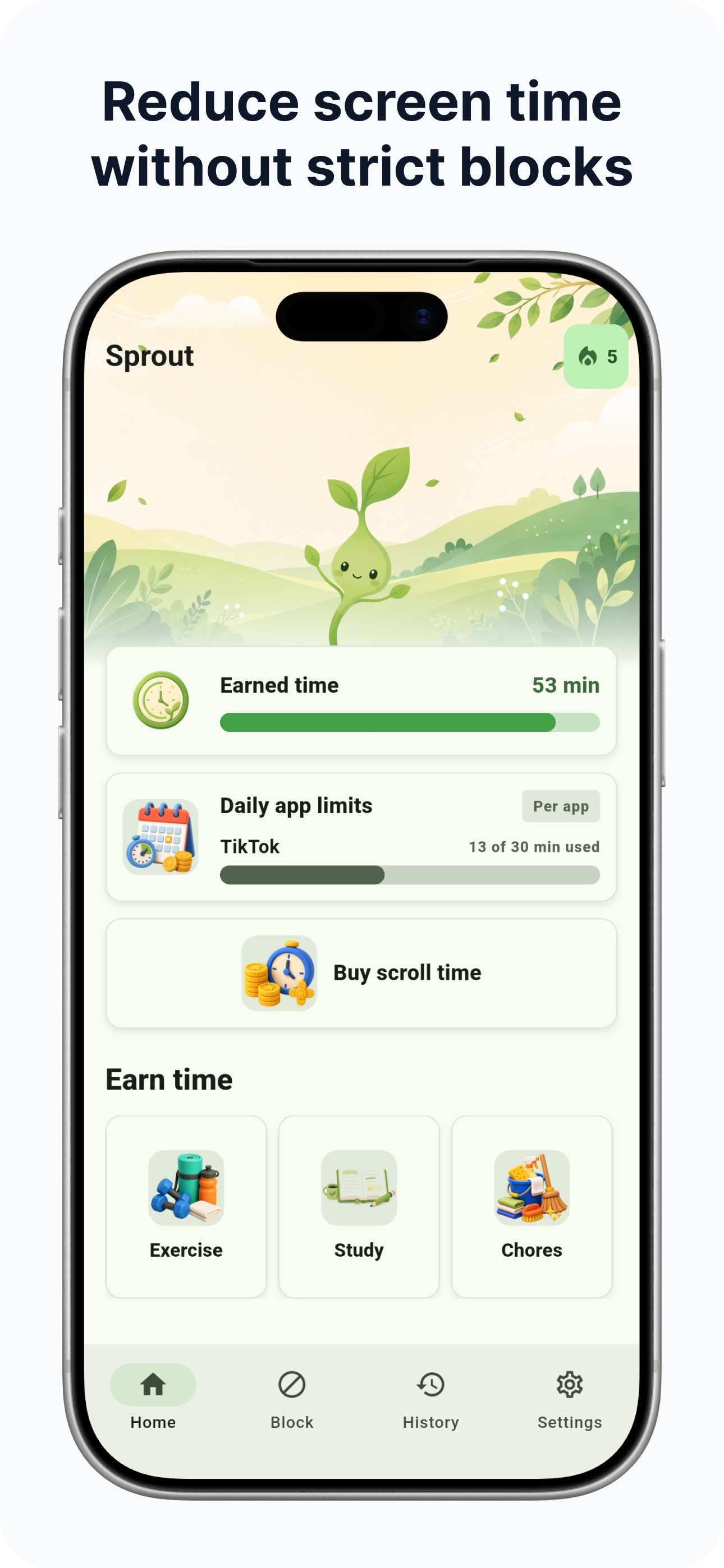 Sprout: Screen Time Habits screenshot 2