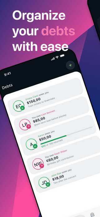Debts & Savings Tracker Screenshot 1 of 7