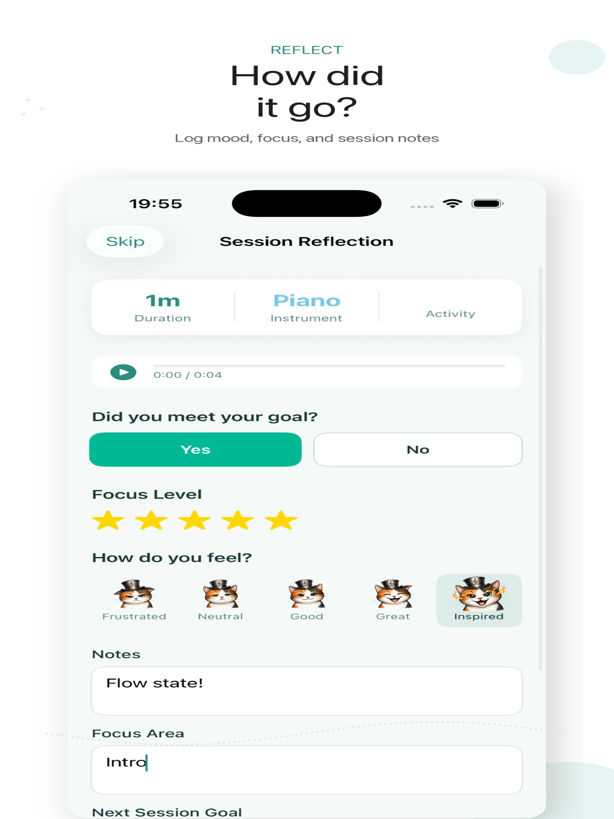 Mewstro Music Practice Tracker screenshot 11