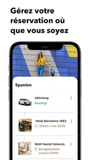 Capture d'écran de Booking.com: Hôtels & Voyage sur iPhone 9