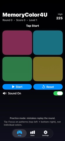 MemoryColor4U のスクリーンショット