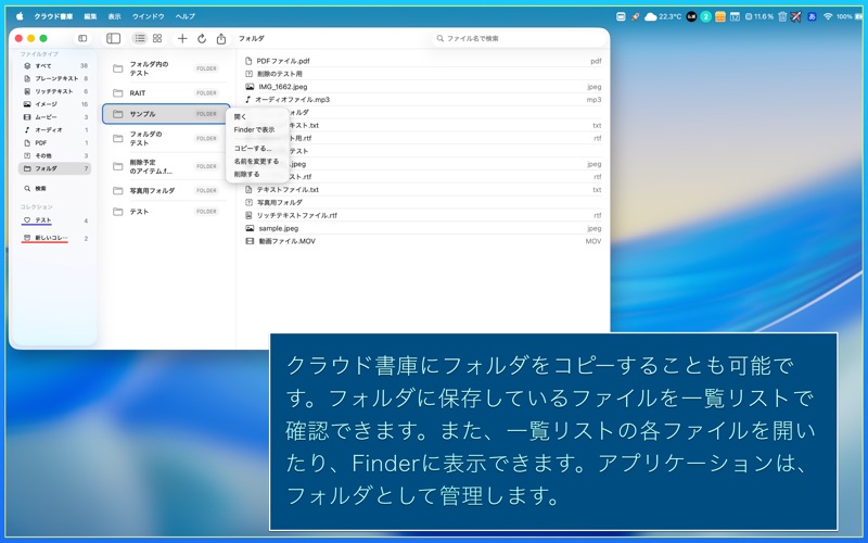 App screenshot
