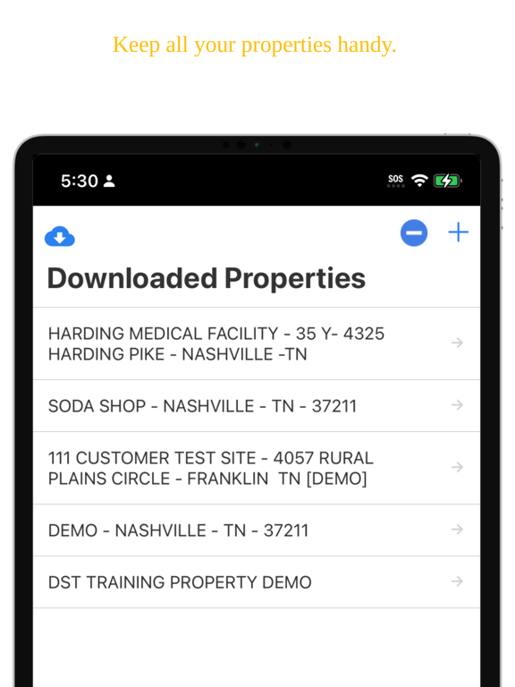 DST Mobile iPad screenshot 6 - Utilities app