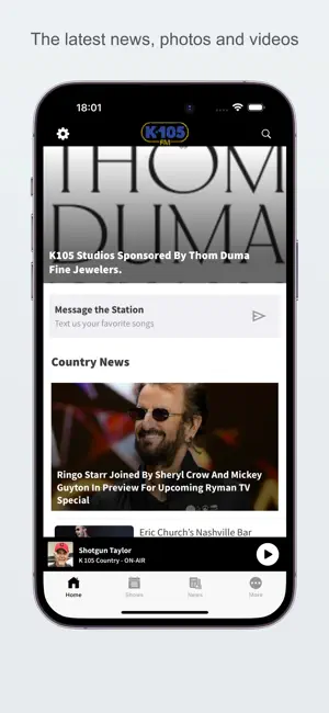 K 105 Country screenshot 1