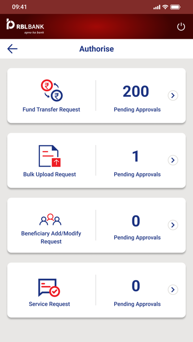 RBL Bank BizBank Screenshot