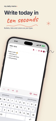 My Daily Memo Screenshot 2 of 8