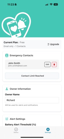 Safe Check Alerts Screenshot 2 of 2
