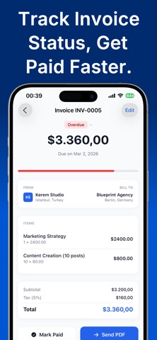 Invoy - Invoice Maker Screenshot 2 of 5