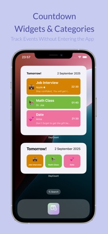 DayCount: Planner Calender Screenshot 3 of 5