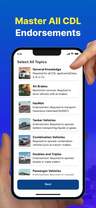 CDL Prep Practice Test - 2026: Screenshot 3 von 6