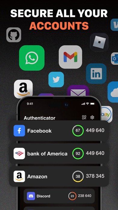 Authenticator App：Two Factor Screenshot
