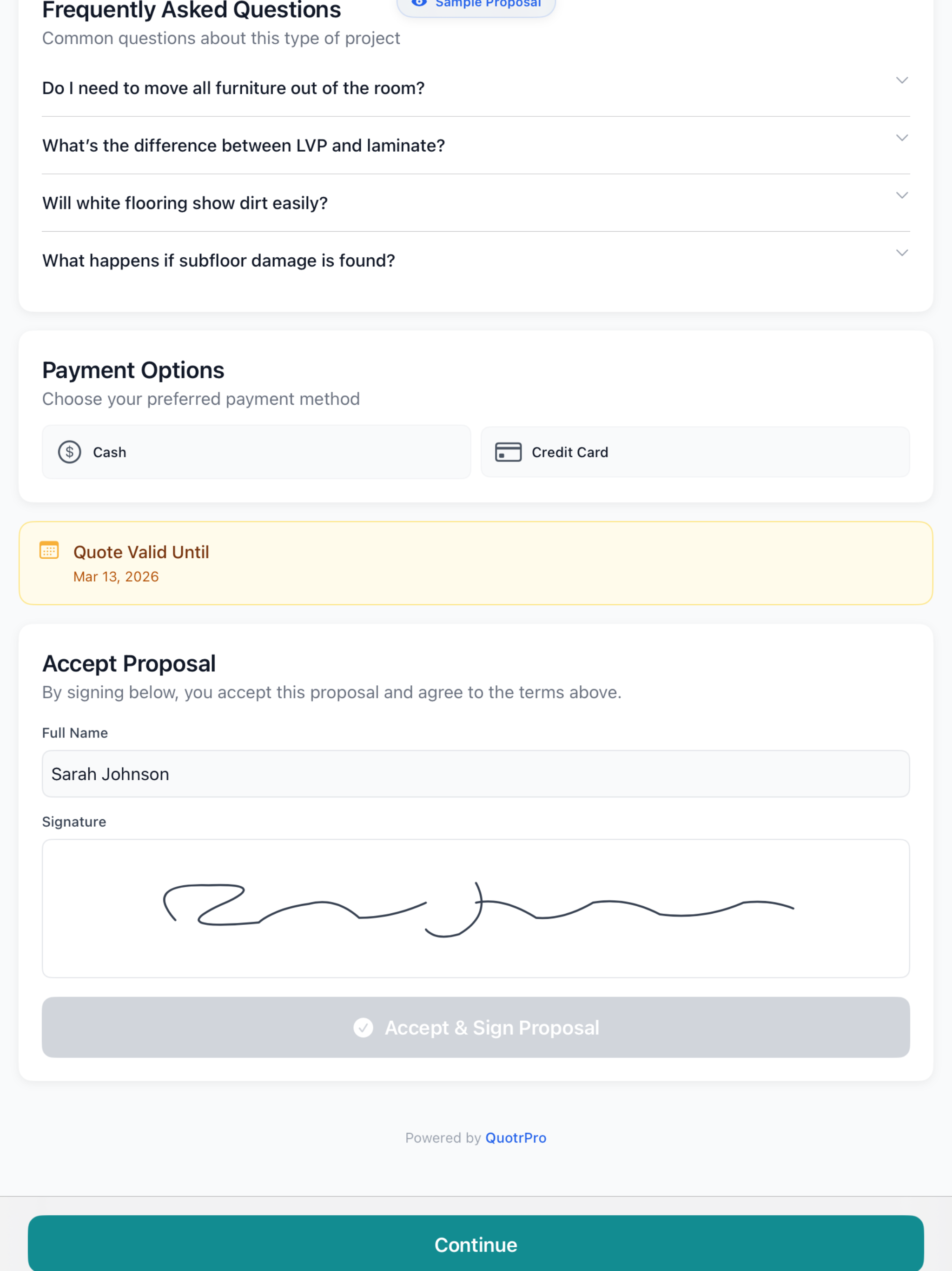 Quotr Pro - AI Estimate Maker screenshot 17