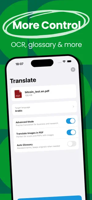 Doc Translator: PDF, EPUB, OCR screenshot 3