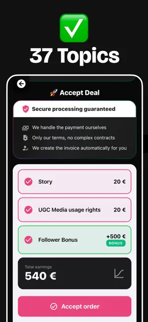 pinkthelink: Influencer & UGC screenshot 3