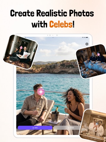 StarGen: AI Celebrity Selfie iPad screenshot