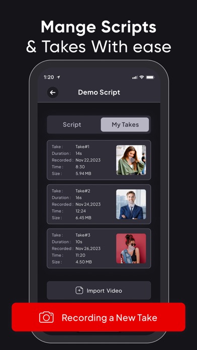 Teleprompter for Video ۬ Screenshot