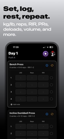 MUTARA: Gym Routine Tracker Screenshot 8 of 9