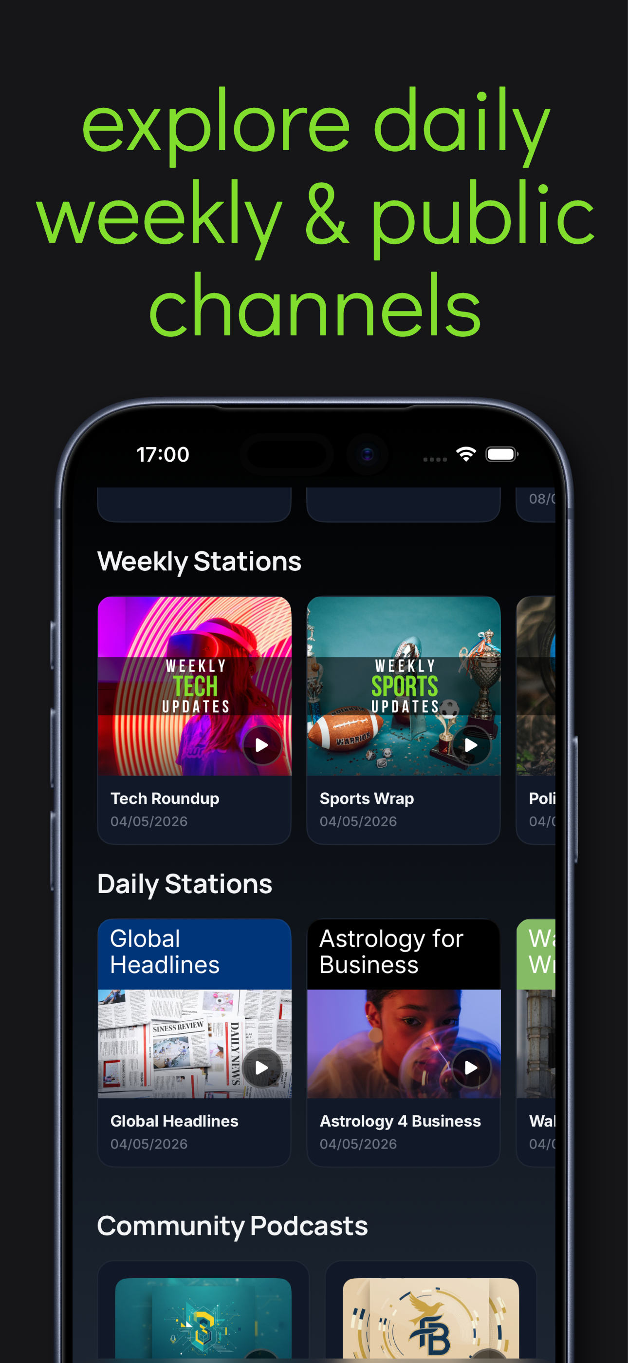 Podio: News Podcast Maker