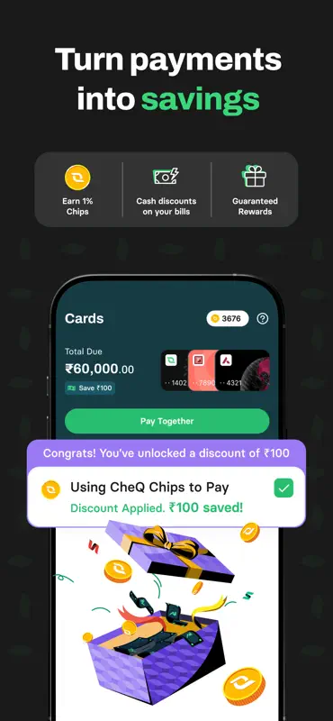 CheQ: Credit Bill Payments screenshot 3 of 9