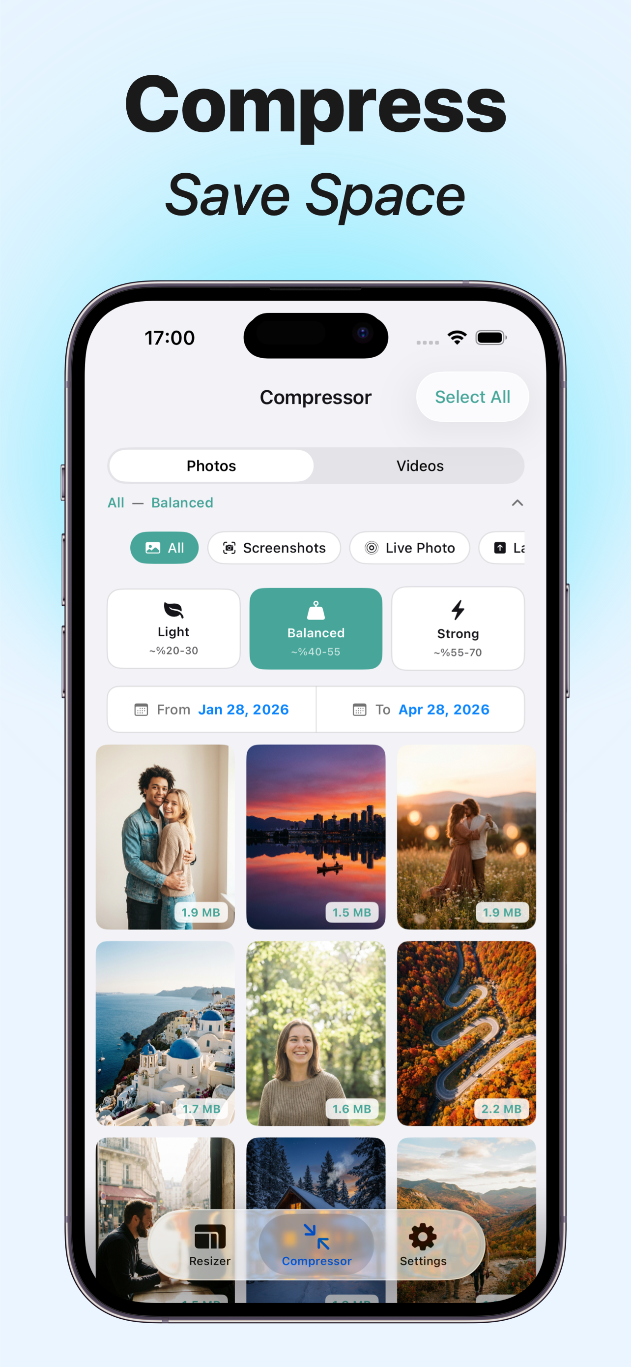 Image Size & Video Compressor