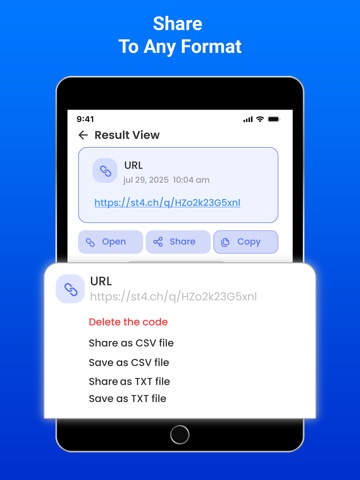QR Scanner: Code Reader iPad screenshot