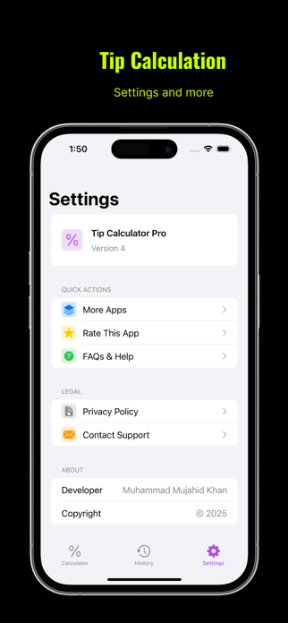 Tip Calculator – Split Bill Screenshot 4 of 8