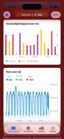 ClimbLoggerPro screenshot
