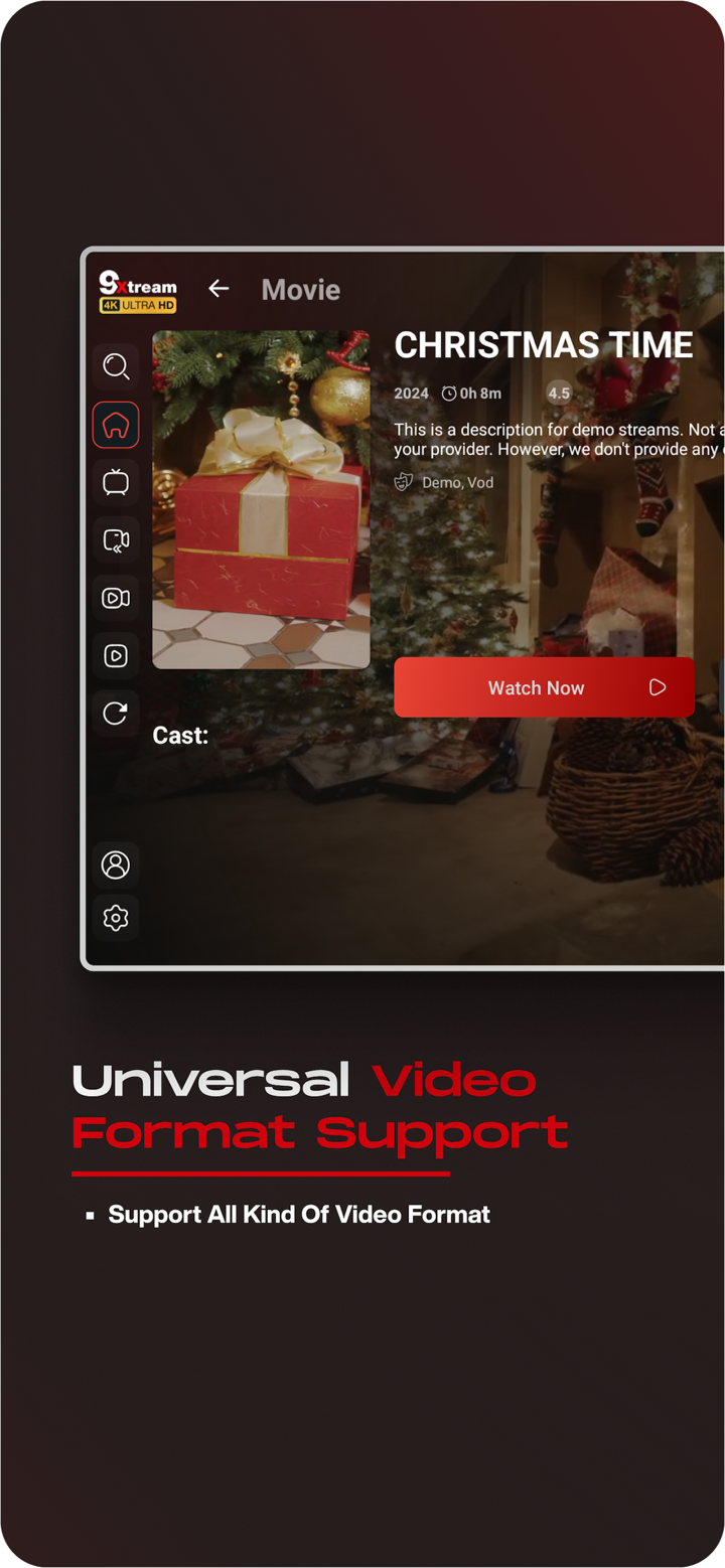 9Xtream 4K Player - IPTV Live screenshot 3