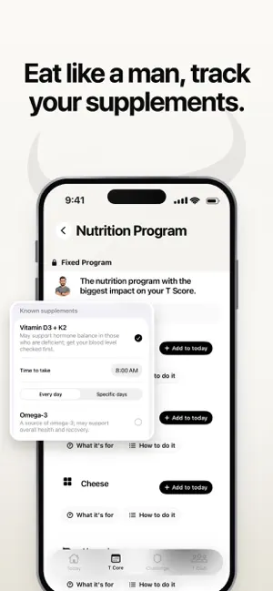 Testoman: Gym & Meal Tracker screenshot 3