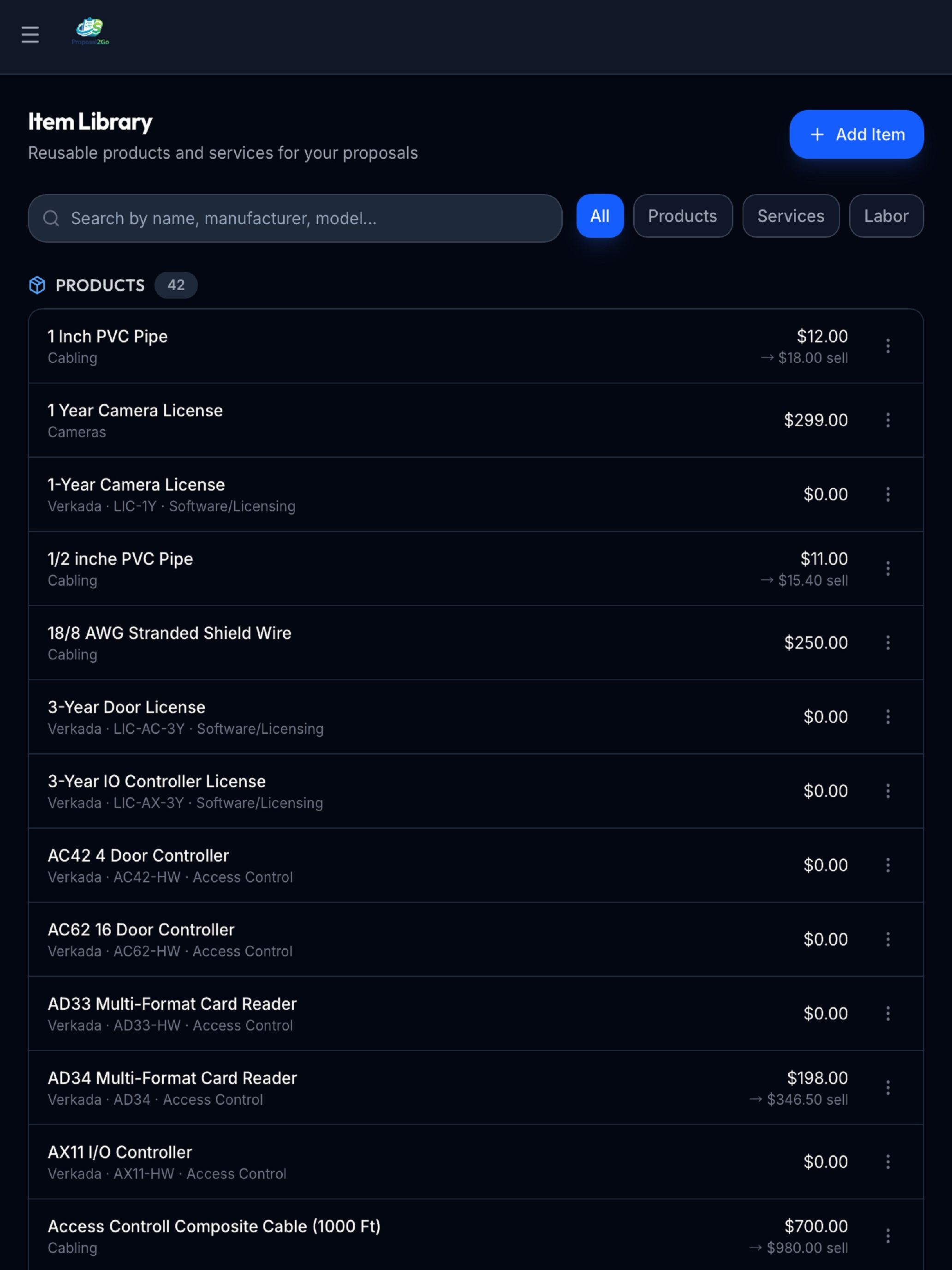 Proposal2Go screenshot 9