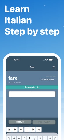 Italian Verbs: Conjugation Screenshot 1 of 4