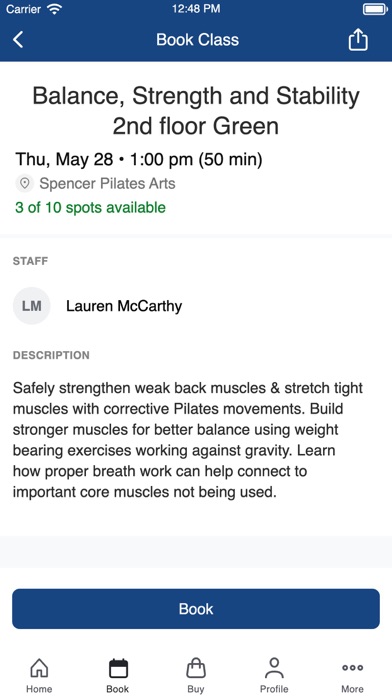 Screenshot #3 pour Spencer Pilates Arts