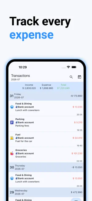 Spendmori: Expense Tracker screenshot 1