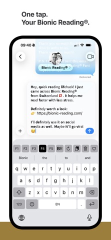 Bionic Reading® Font Keyboard screenshot