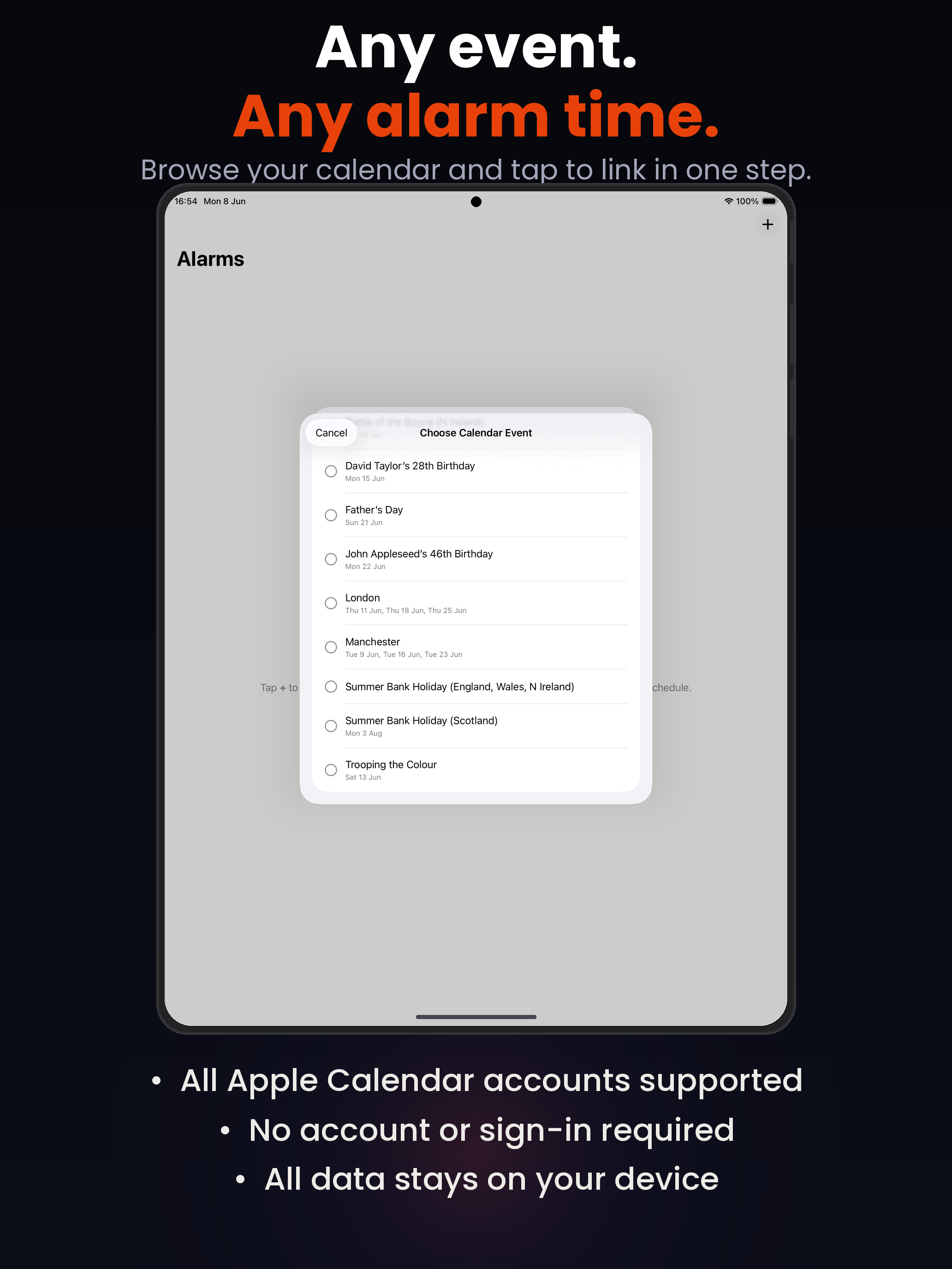 Calendar Alarms screenshot 5