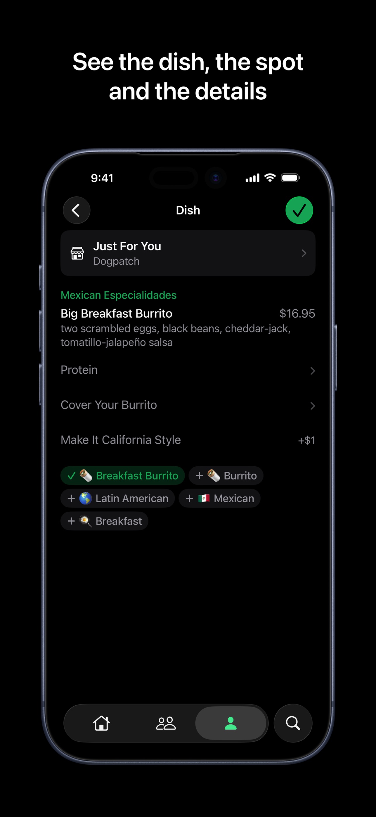 Screenshot 3 of dishlist — restaurant dishes