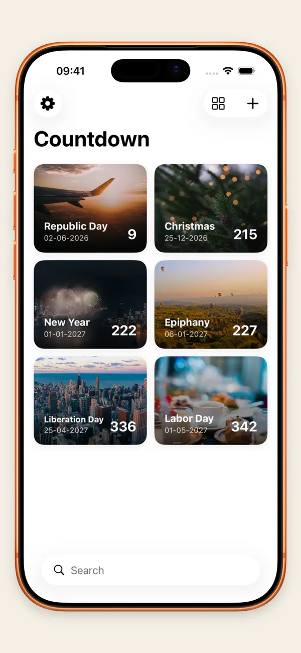 Screenshot #1 pour Compte à rebours — Countdown