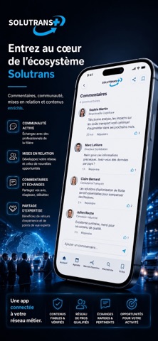 Solutrans + iPhone screenshot