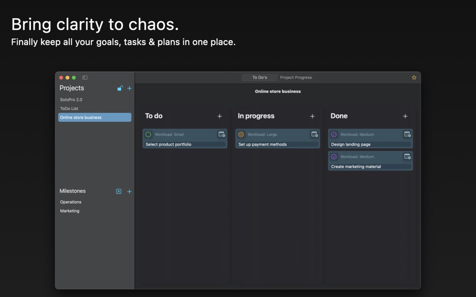 #5. SoloPro: Projects & Tasks (macOS) 由: Tobias Menke