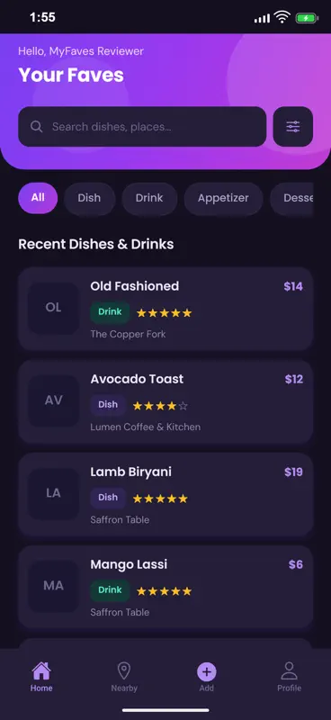MyFaves+ screenshot 1 of 6