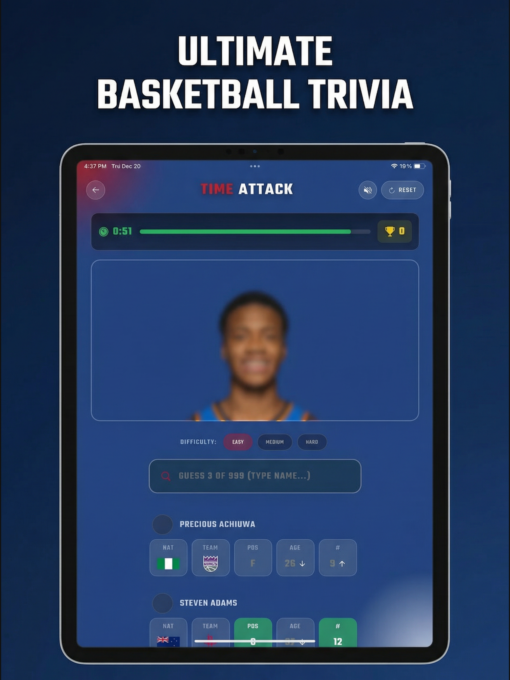 Basketball Quiz: Scout Report!