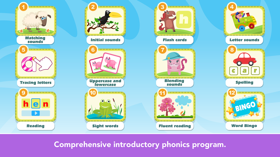 #6. Sight Words & Phonics Reading (iOS) Με: 22LEARN Toddler and Baby Learning Games, LLC