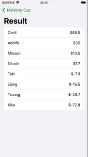 simple mahjong scoreboard iphone bildschirmfoto 3