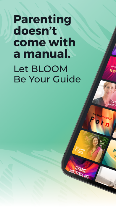 BLOOM Parent Hub Screenshot