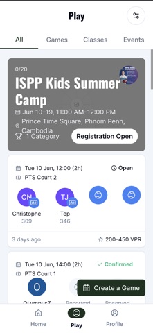 Infinity Padel Screenshot 2 of 4