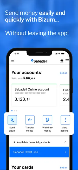App Banco Sabadell screenshot 3
