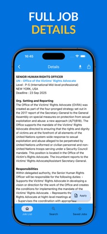 UN & NGO Jobs screenshot