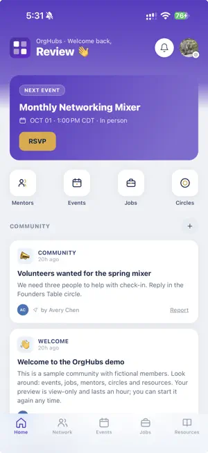 Prof Network screenshot 1